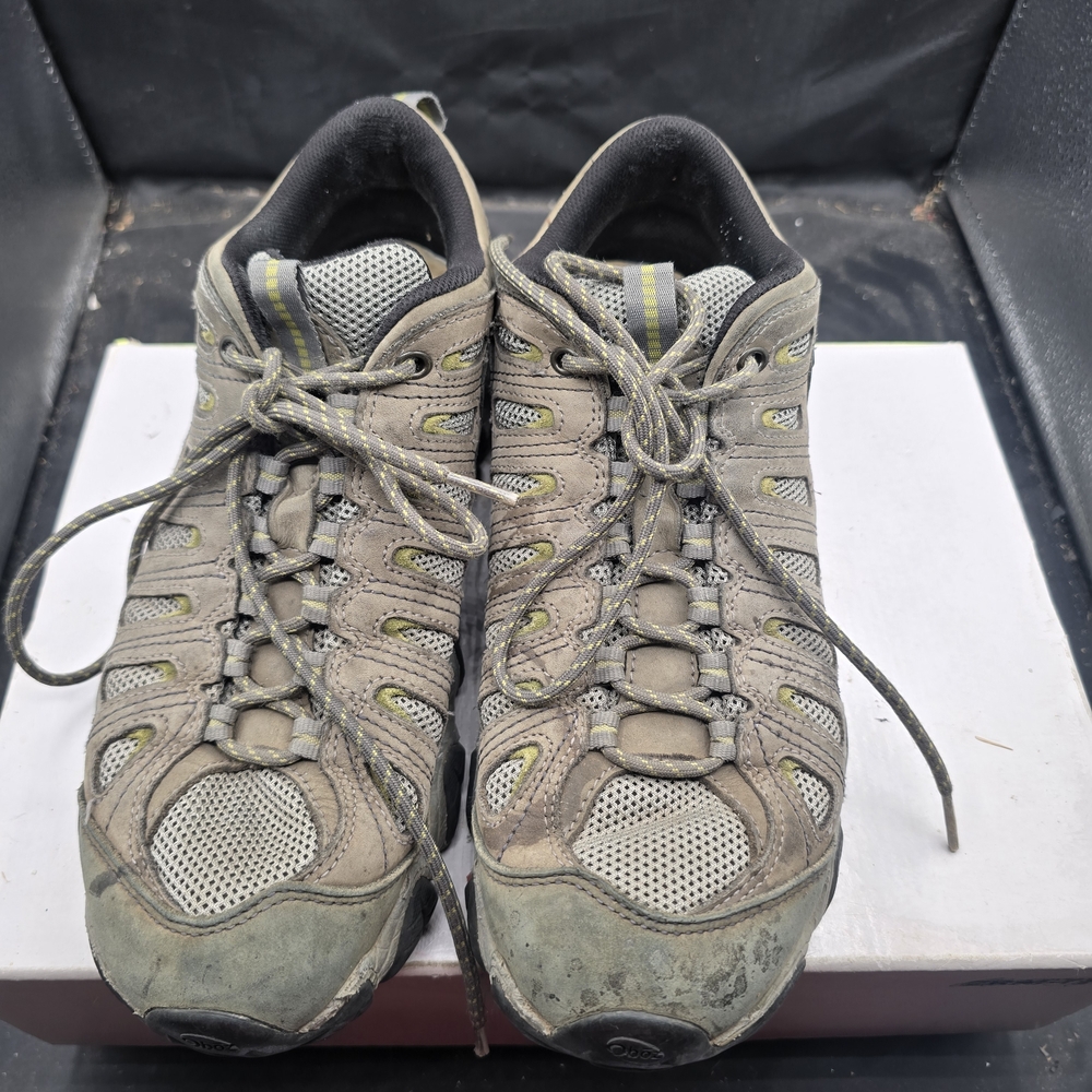 Men's Tan and Gray Outdoor Boots
